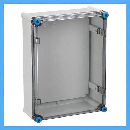 380*280*130mm transparent plastic sealing box large waterproof junction box outdoor electrical instrument box