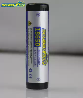 SCUBALAMP BT30 18560 battery 3000 mA RD75S PV52 diving flashlight battery