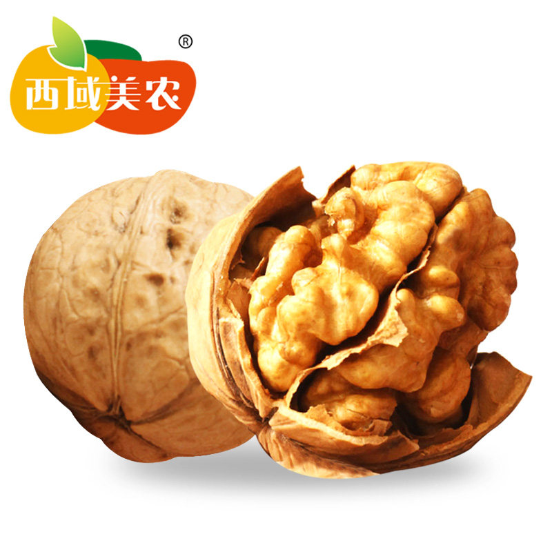 【天猫超市】西域美农 新疆特产纸皮核桃250g好吃的坚果休闲零食