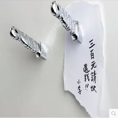 Molla Space Japanese Ninja Darts Fridge Magnet Creative Fridge Magnet Dagger Fridge Magnet into the Wall Three Points - Taobao