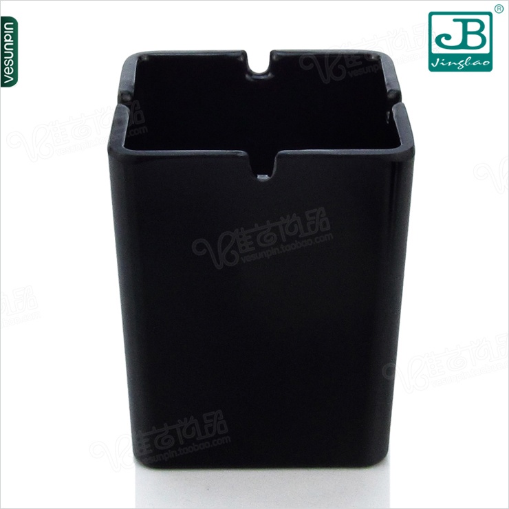 Gaba American ashtray bar black melamine cylinder imitation porcelain retardant fuel KTV ash drum quadri D227