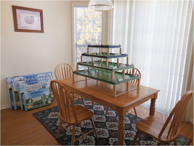 Four models Full series to the Letag Magnetic Control Desktop Football Sports Competition Toys Parent-Child Games-Green Farm Plate