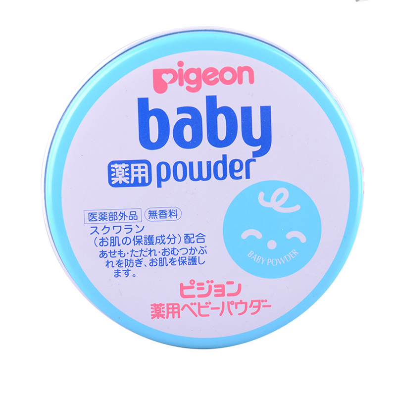 Pigeon贝亲 婴儿爽身粉 蓝色 150G