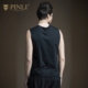 Áo thun không tay kiểu PINLI Mùa hè nam mỏng cổ tròn thấm mồ hôi áo cotton đáy quần B172414132 áo gym Lót