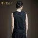 Áo thun không tay kiểu PINLI Mùa hè nam mỏng cổ tròn thấm mồ hôi áo cotton đáy quần B172414132