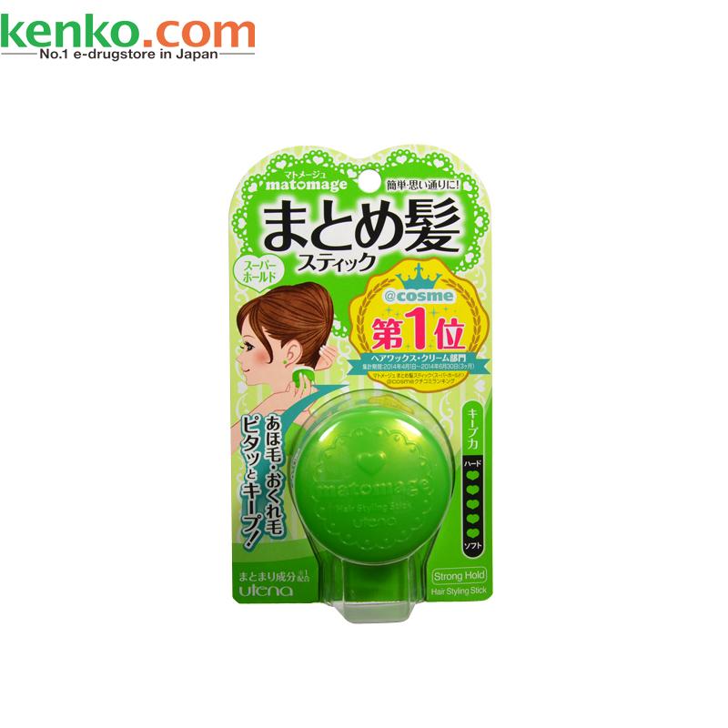 日本直邮 Utena/佑天澜头发定型膏发蜡13g绿色刘海/碎发强力定型