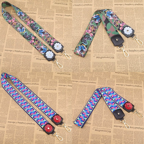 Трехмерные бретели, сумка через плечо, аксессуар для сумки, сумка на одно плечо, ремешок для сумки, в цветочек