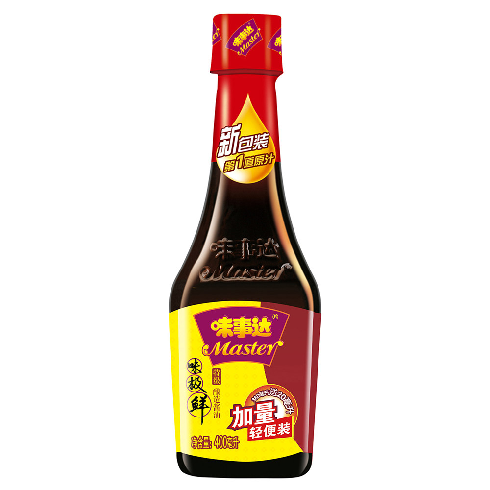 【天猫超市】味事达 味极鲜 400mL/瓶 蘸点 着色 提鲜