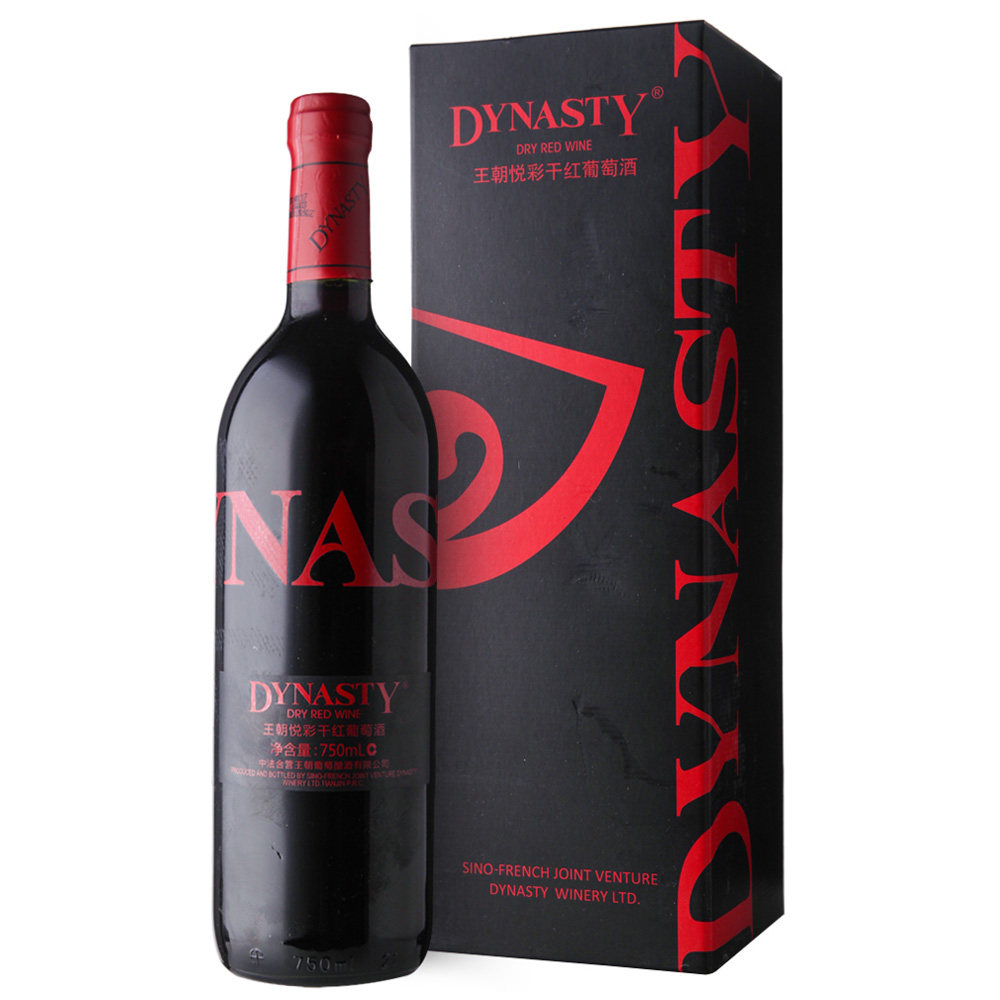 【天猫超市】王朝 悦彩干红葡萄酒礼盒 750ml/瓶