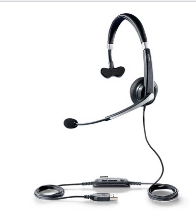 Jabra UC Voice 550Mono single ear microphone USB computer phone earbuds single side computer headphones
