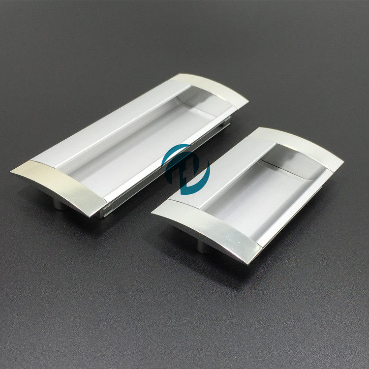 Manufacturer Direct Space Aluminum Modern Minimalist Drawer Wardrobe Whole Cupboard Concealed Handle Invisible Handle Embedded Handle