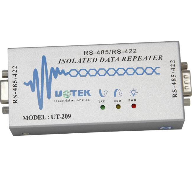 Yutai UT-209 485 repeater signal amplifier Industrial grade RS-485 RS-422 with optical isolation