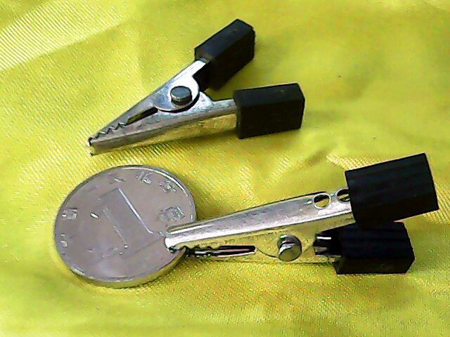 Switching Collet Fish Mouth Clip Connecting Wire Clip Small Crocodile Clip Quick Wire Clip Test Wire Clip Black