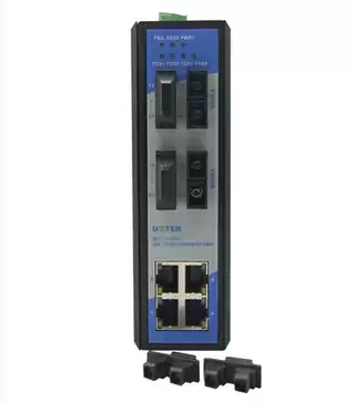 Utai (UTEK) 100 trillion 4 Optical 4 electric Ethernet switch switch anti-surge lightning protection UT-62404