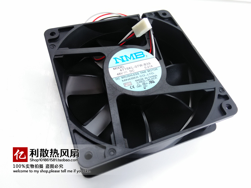 Japan NMB 12 cm 48V 12038 0 21A 4715KL-07W-B39 inverter fan