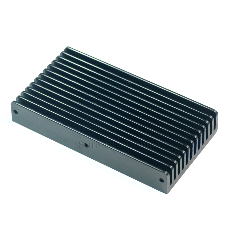 Audio Heatsink Heat sink TO220 DIY amplifier for aluminum profile sandblasting black oxide boutique