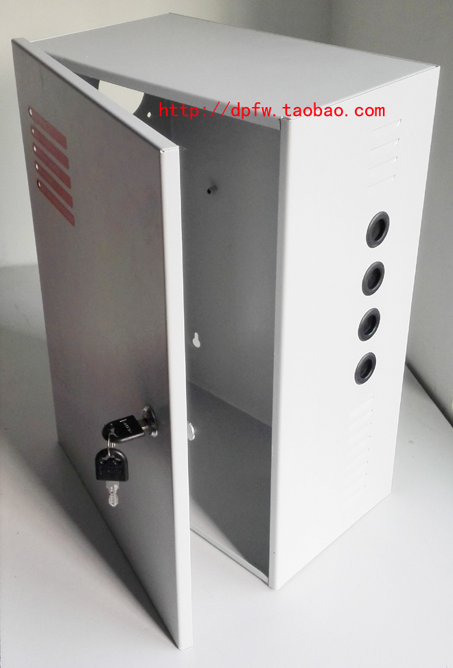 Weak electric wiring case anti-theft UPS distribution box empty box 395x285x170mm large iron box