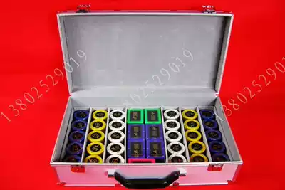 Set hardcover two-layer screen printing crystal chips out-of-print anti-counterfeiting Macau explosion can be customized Baccarat Texas Hold'em