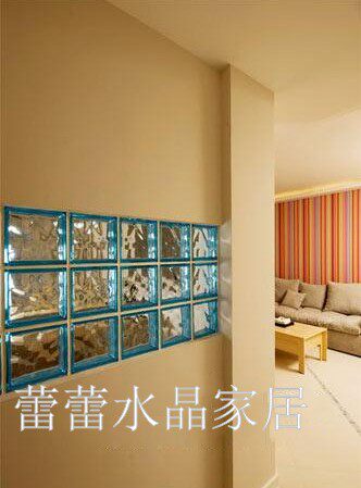 Crystal Hwa Glass Brick World Nameplate Glass Brick Partition Xuanguan The nearest shipping volume is great from excellent