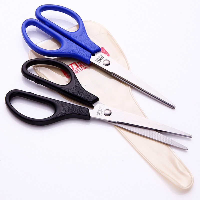 Deli 0603 office special scissors paper-cut handmade scissors student scissors office financial supplies