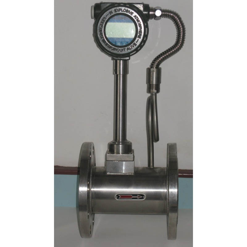 Factory direct sales LUGB flange connection type temperature and pressure compensation integrated vortex flowmeter steam flowmeter
