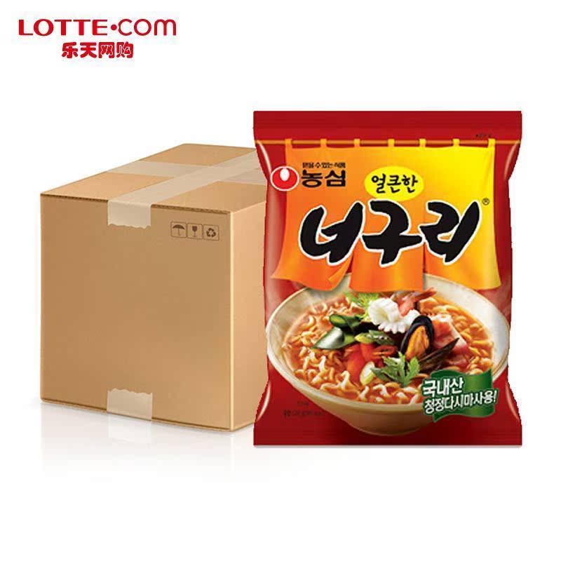乐天网购农心韩国辣味乌龙面方便面泡面正宗整箱30袋装筋道进口