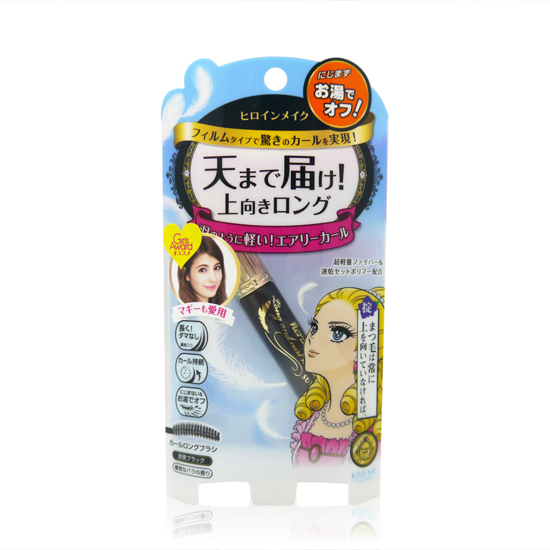 【日本直邮】伊勢半kiss me花漾美姬羽毛睫毛膏纤长卷翘 漆黑 1支