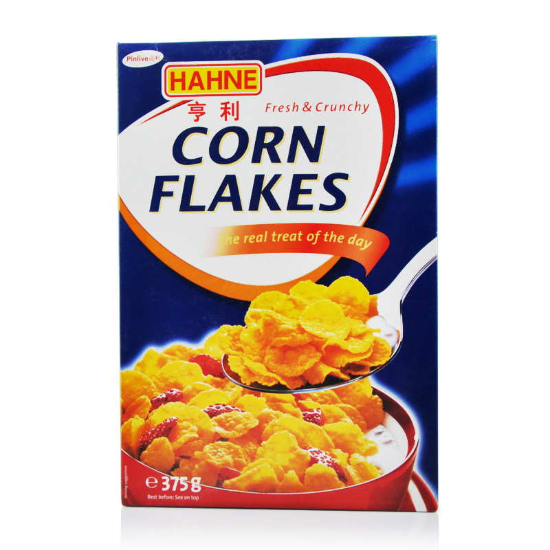 【天猫超市】德国进口 亨利玉米片375g/盒 早餐冲饮麦片