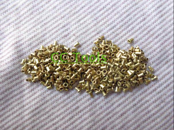 Pipe diameter 2 0MM COPPER HOLLOW RIVET SINGLE MACHINE PIPE 100 GRAIN CHICKEN EYE BUCKLE PERFORATED RIVET