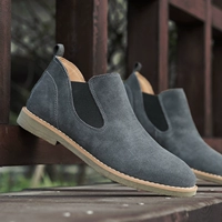 Mùa hè Chelsea Boots Boots nam Da sa mạc Boots Anh Gió Martin Boots Giúp Boots Xu hướng khởi động của nam giới giay cao co nam