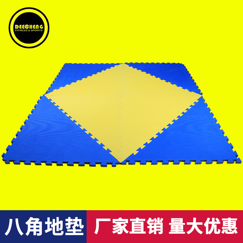 Competition taekwondo mat EVA mat Korean octagonal pattern high density hardness factory straight custom custom