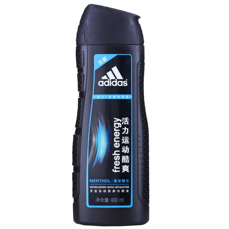 阿迪达斯(adidas)男士活力运动酷爽去屑洗发露 400ml