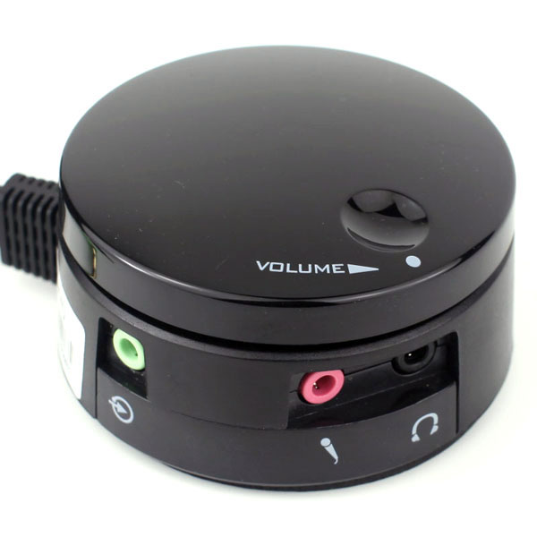 Computer remote control Headphone speaker Audio switching universal knob volume regulator 3 5 male long cable 