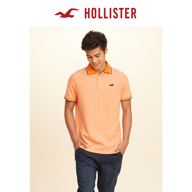 Hollister 滚边标识图样 Polo 衫 男 117205