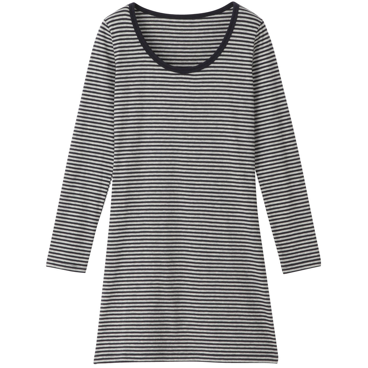 无印良品MUJI 女式 使用天然素材的_保暖长袖束腰长衬衫