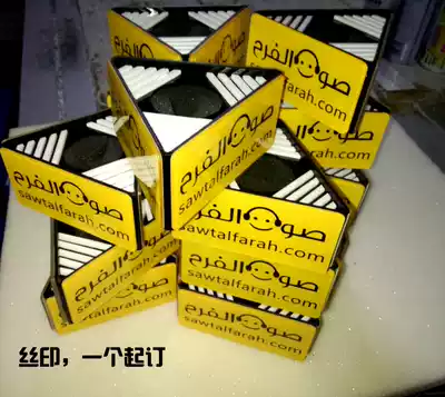 Black triangle logo microphone box logo box interview card sleeve microphone wheat label with sponge custom microphone logo