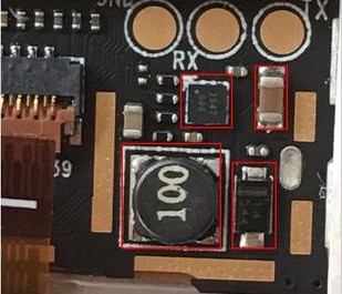 Applicable red rice note3 dual network lamp control IC G06 backlight coil boost gold stand S10 all-net pass note4