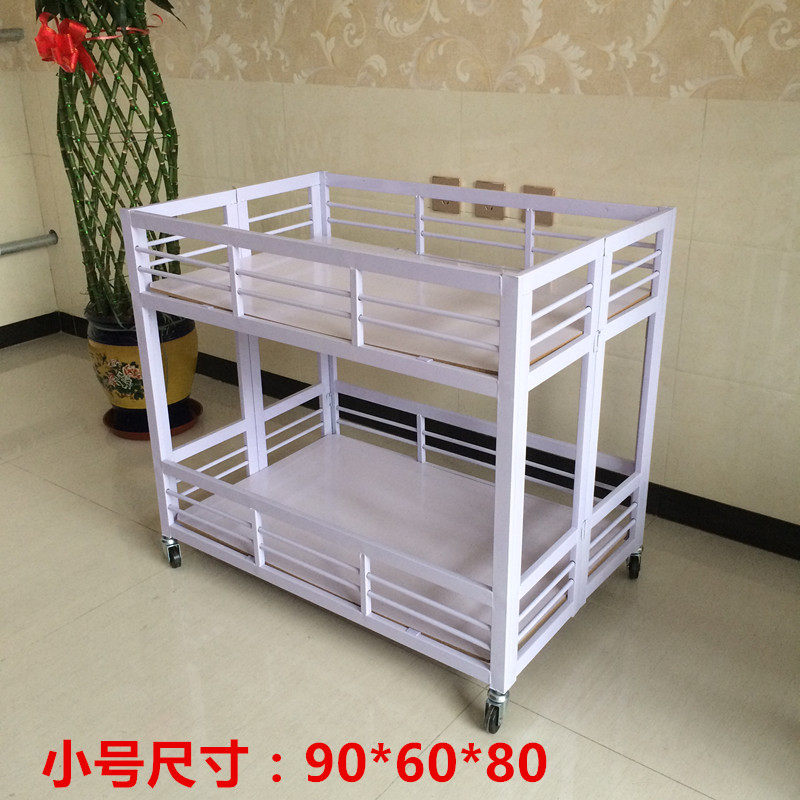 New shelf Dump cargo racing clothing display sales rack Mobile cart Shopping mall supermarket folding rack