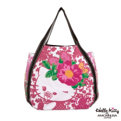 Hello Kitty x AMONNLISA Large Tote Bag - Rose