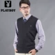 Playboy đích thực áo len nam mùa thu len vest vest vest vest cha cài đặt cửa hàng thương hiệu chính thức len dệt kim