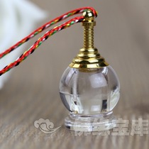 Acrylic relic pagoda small relic bottle pendant for worshiping the aquarium can hold relics saffron etc.
