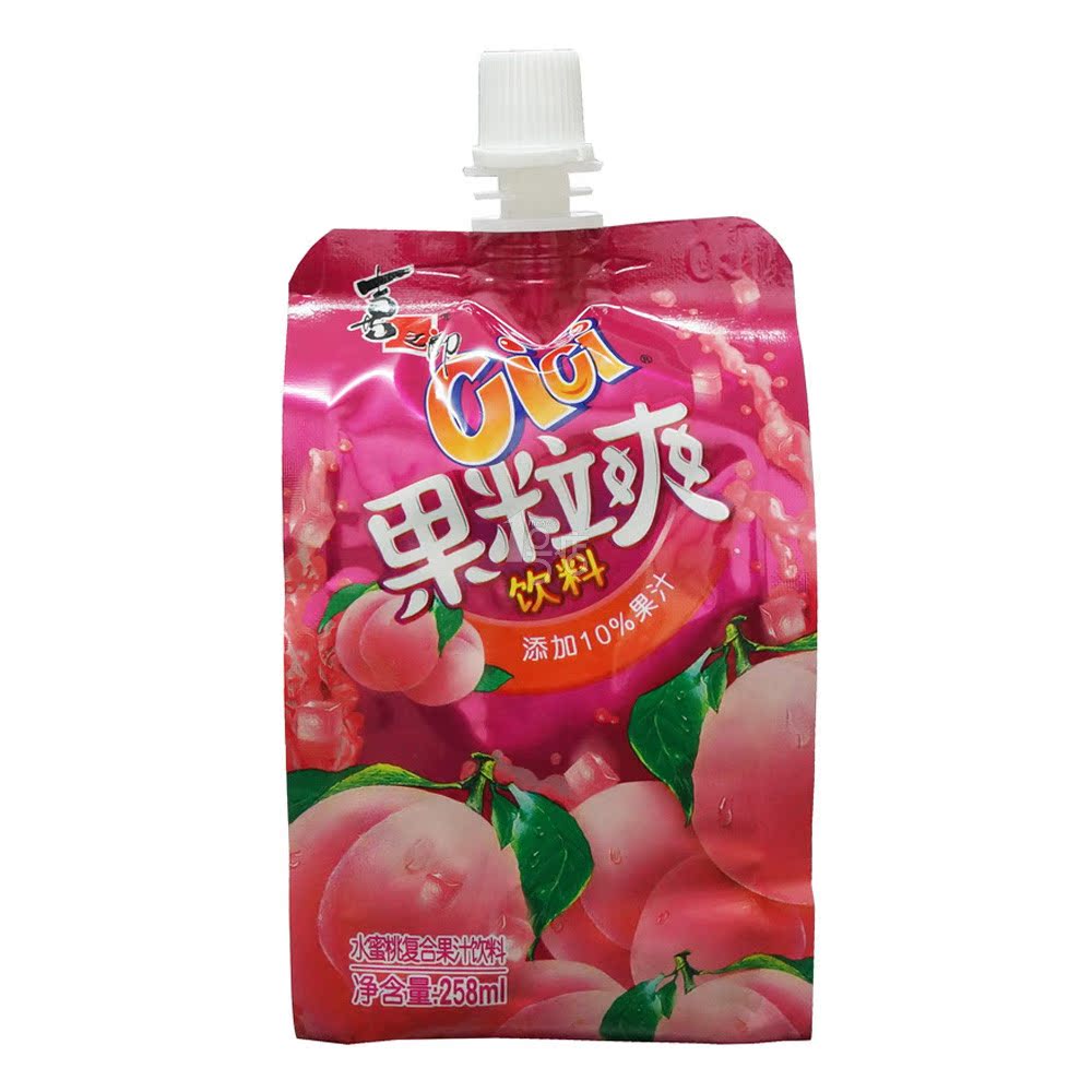 喜之郎 果粒爽饮料(水蜜桃) 258ml