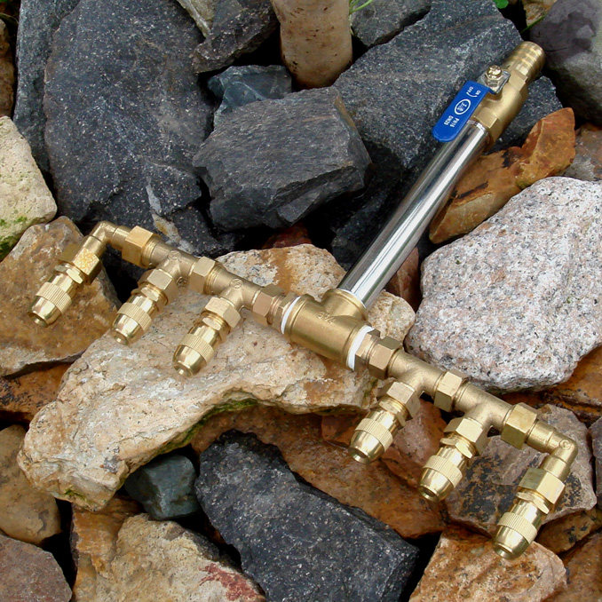 Custom water pump Bull All Copper Adjustable Sub Warhead 4-10 Sprinkler Agricultural Irrigation Sprinkler Drain