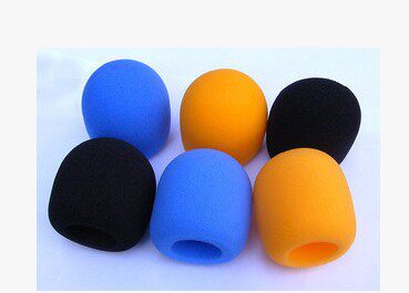 KTV microphone sponge cover Home anti-mouth water jacket thickened sponge cover microphone protective sleeve dust cover windproof