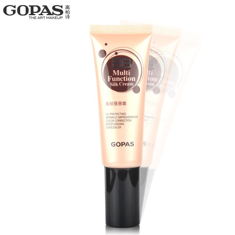 GOPAS/高柏诗 蚕丝蓓蓓霜BB霜40mlX1支保湿粉嫩修护遮瑕亮肤女