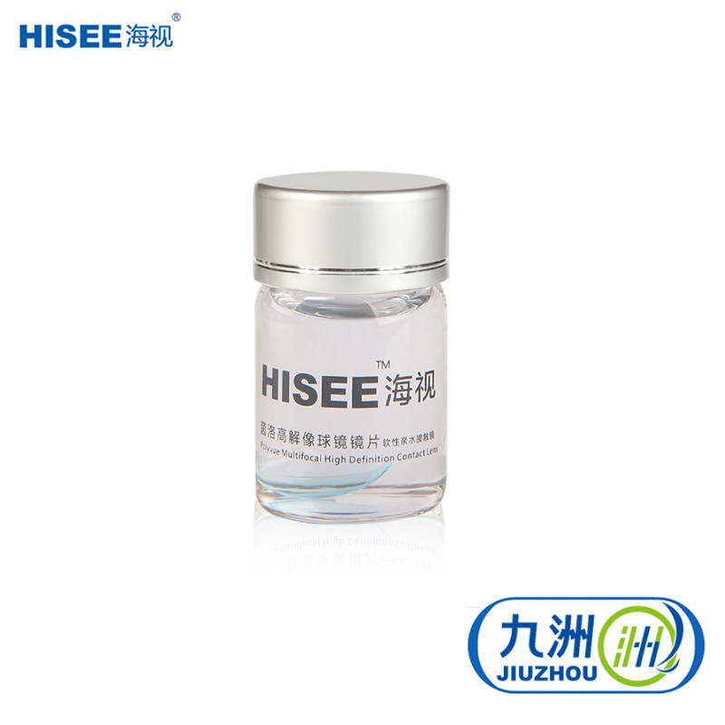 海视高解像 软性亲水接触镜 年抛1片装 隐形近视眼镜 常规片