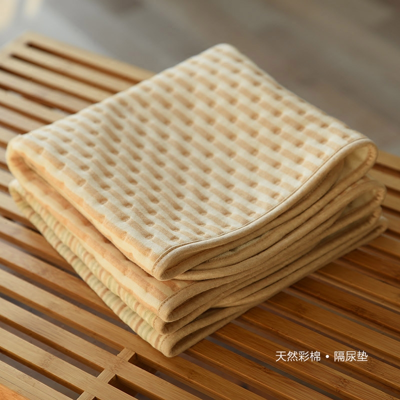 Colorful cotton anti-urine mat thick solid and comfortable baby cotton urine mat multilayer quilted infant with large size