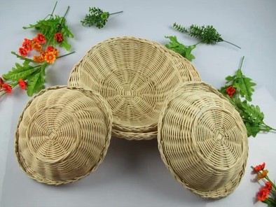 With ear white rattan choreography special care pan stone pan sand pot heat insulation cushion anti-burn bottom trust casserole basket