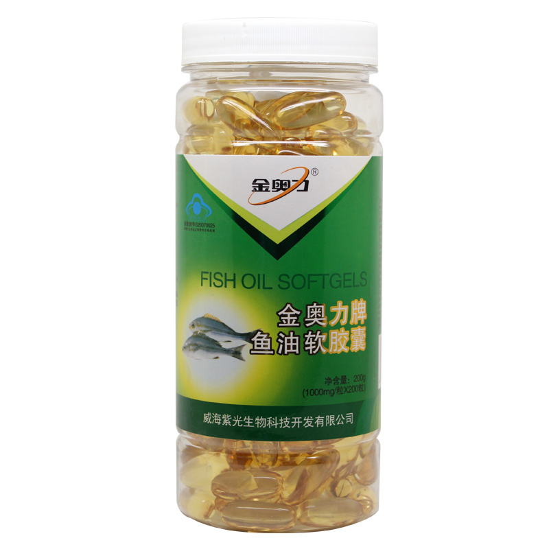 金奥力牌鱼油软胶囊 1000mg/粒*200 粒