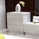 Đặc biệt cung cấp đơn giản hiện đại gỗ rắn một hoặc hai ngăn kéo tủ ngăn kéo sơn trắng ngăn kéo tủ lưu trữ - Buồng tủ áo gỗ Buồng